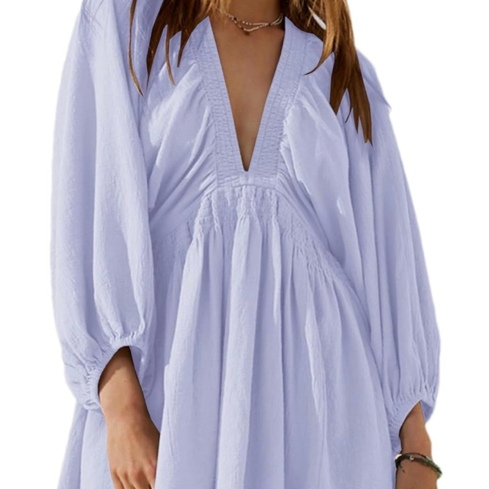 Amazon Women's Light Blue Mini Dress